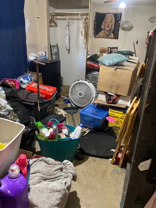 inside of home before receivership
